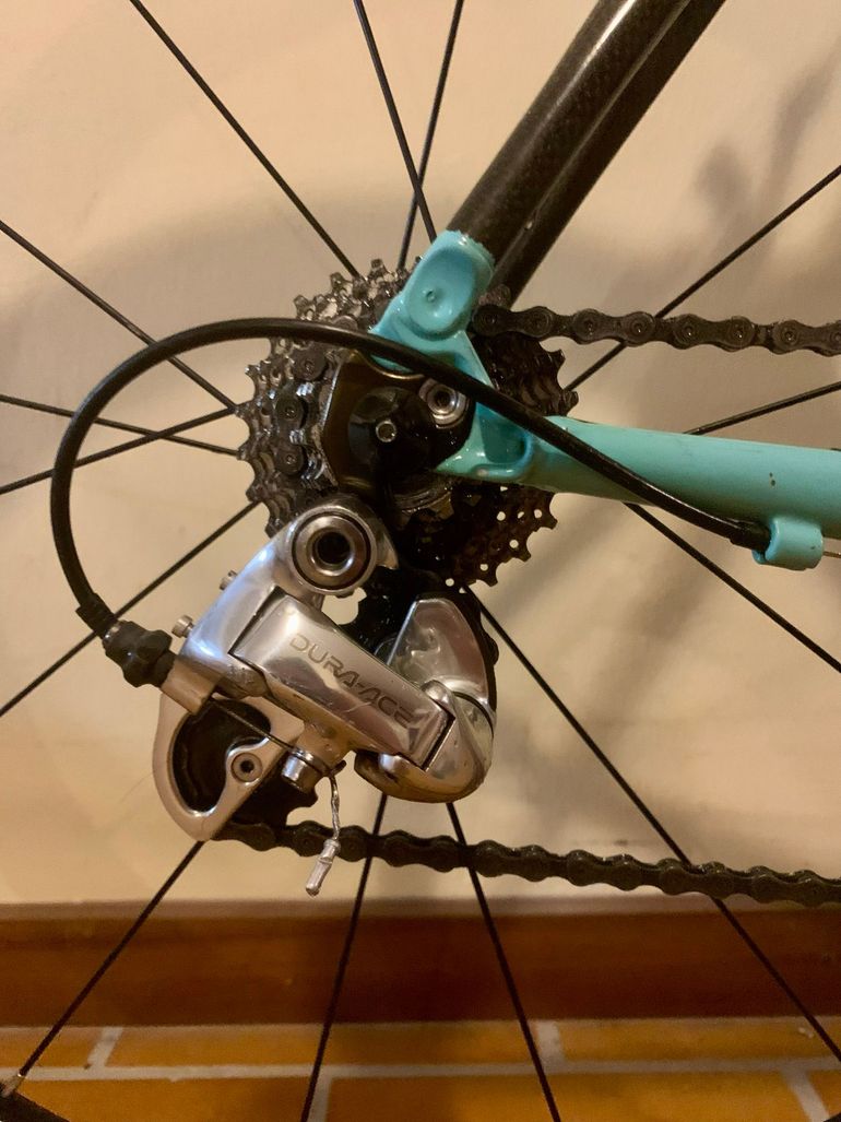 Used Bianchi Infinito Shimano Dura Ace 2007 Road & Gravel, Green — image 4 of 12