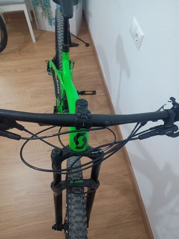 Used Scott Spark 970 2021 2021 Mountainbike, Green, 29 — image 4 of 6
