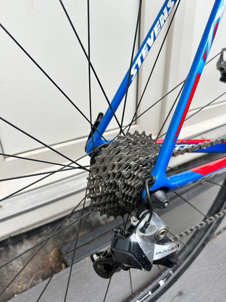 Used Stevens Ventoux Shimano Dura Ace Di2 2016 Road & Gravel, Blue — image 6 of 13