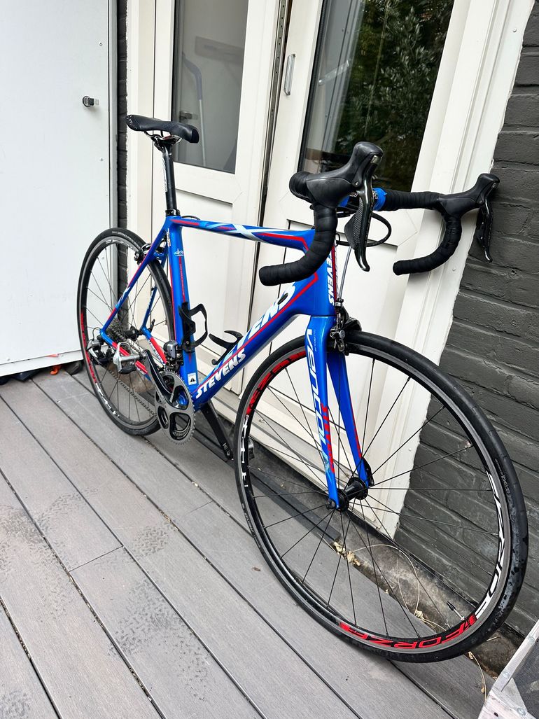 Used Stevens Ventoux Shimano Dura Ace Di2 2016 Road & Gravel, Blue — image 2 of 13