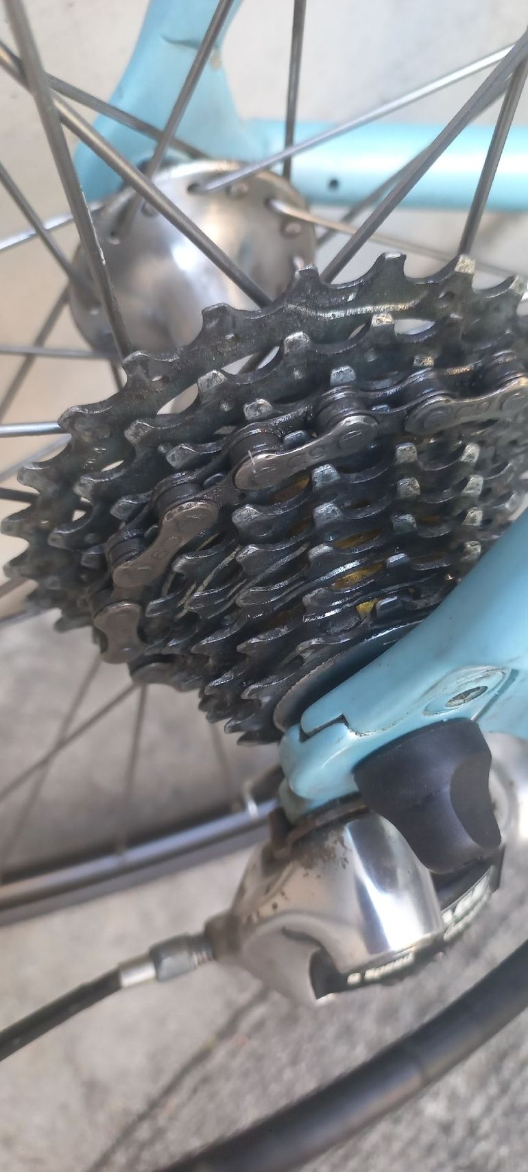 Used Sab Custom Campagnolo Super Record EPS 2018 Road & Gravel, Blue — image 3 of 14
