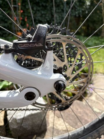 Canyon Spectral 125 CF 7 2022 2022 Mountainbike usato, Grigio chiaro — immagine 6 di 7