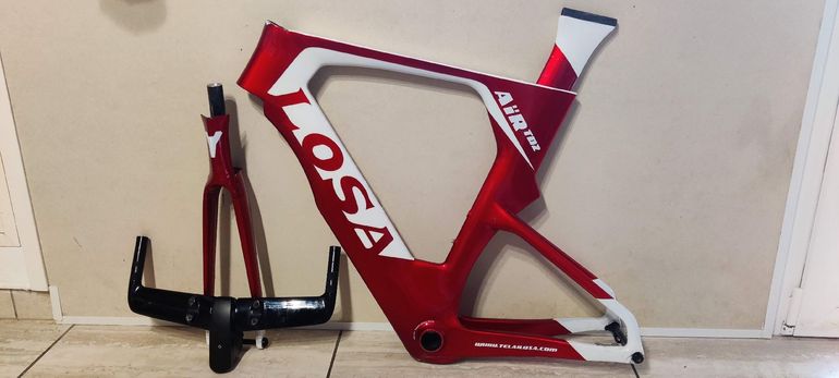 Used LOSA Custom Frameset 2020 Road & Gravel, Red — image 2 of 6