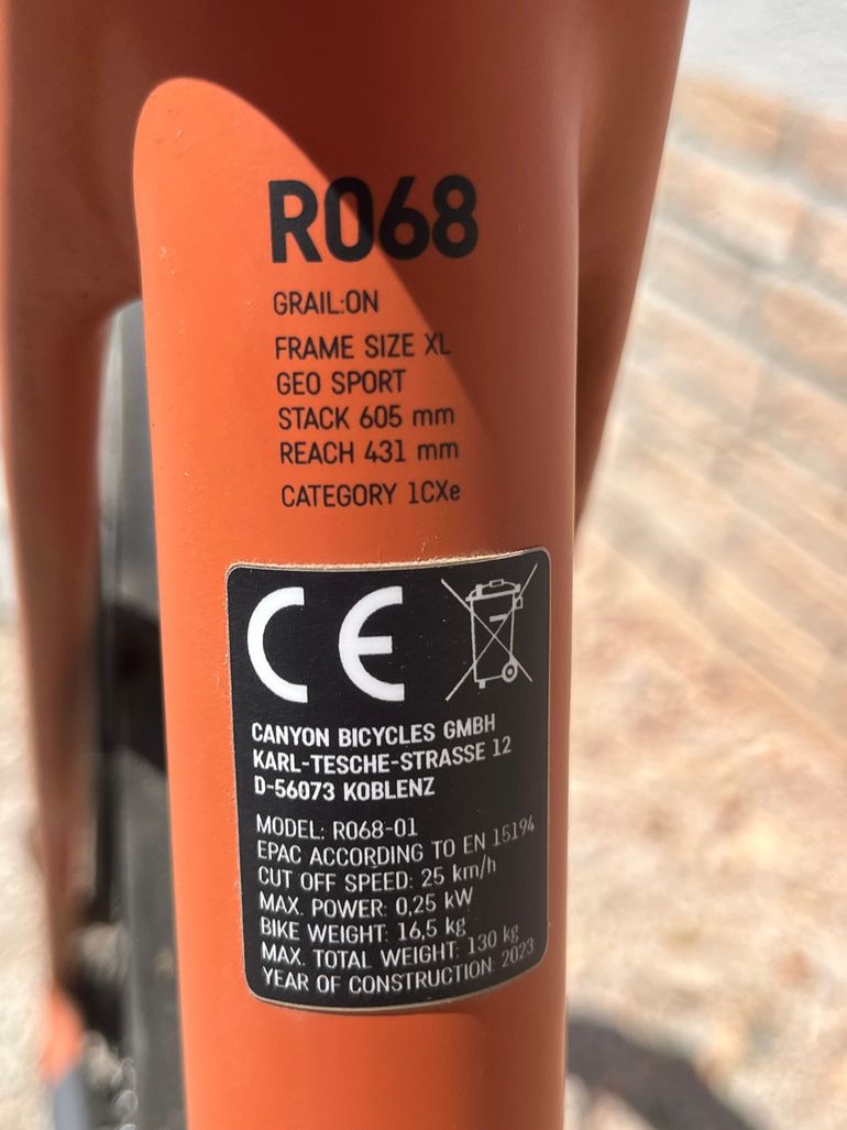 Brugt Canyon Grail:ON CF 8 2021 2021 Road & Gravel — billede 3 af 3