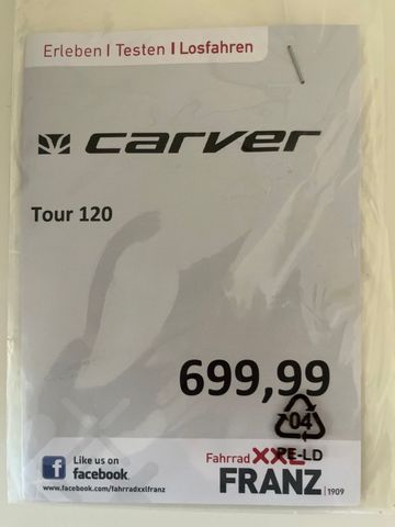 Gebrauchtes Carver Tour 120 2019 Urban, Weiß — Bild 3 von 3