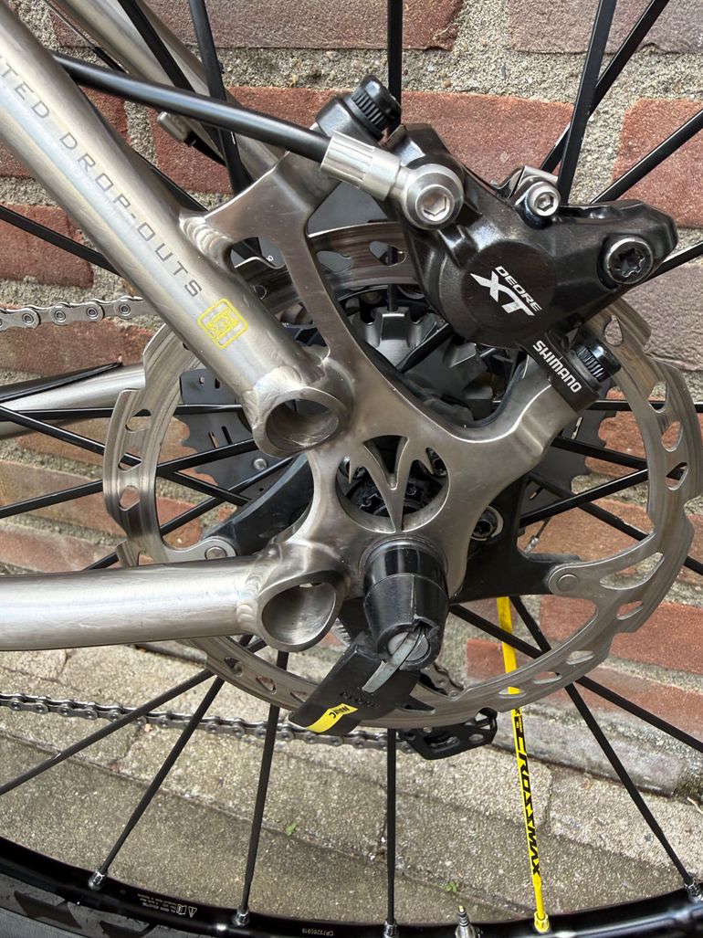 Gebrauchtes Van Nicholas Tuareg 2018 Mountainbike, Hellgrau — Bild 7 von 11