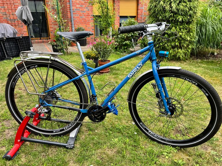 Gebrauchtes Surly Ogre SRAM X0 2022 Mountainbike, Blau — Bild 2 von 16