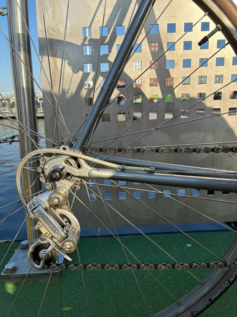 Used Jan Janssen Custom Shimano 600 1975 Road & Gravel, Light Gray — image 6 of 11