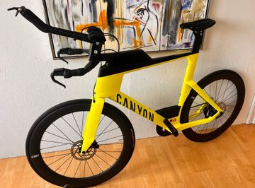 Used Canyon Speedmax CF 8 Disc 2022 2022 Road & Gravel, Green — image 3 of 7