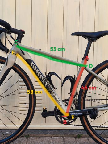 Used Ghost ROAD RAGE Base 2021 2021 Road & Gravel, Light Gray — image 7 of 8
