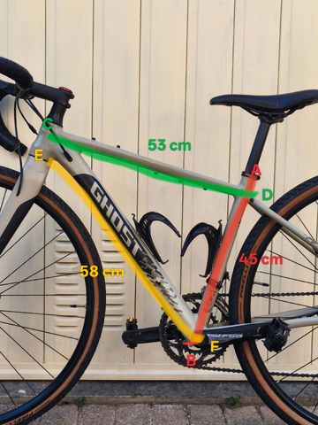 Used Ghost ROAD RAGE Base 2021 2021 Road & Gravel, Light Gray — image 7 of 8