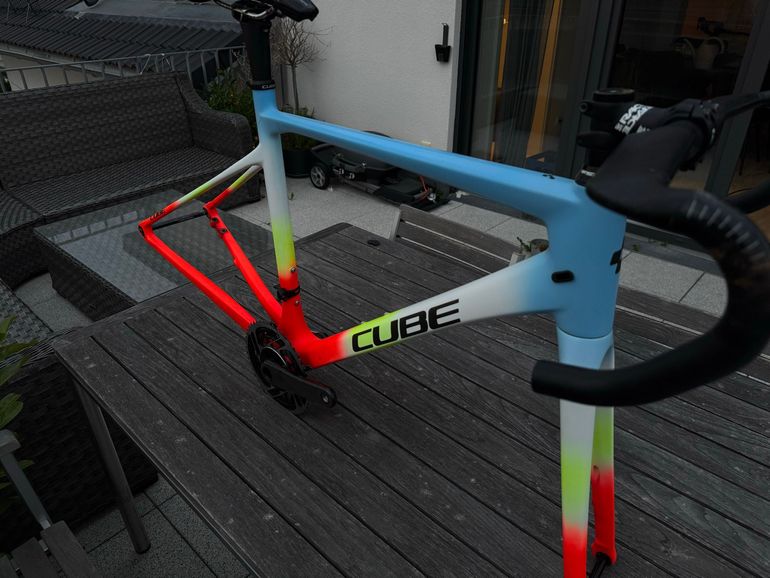 Gebrauchtes CUBE ATTAIN GTC SL 2020 Frameset 2020 Road & Gravel, Weiß — Bild 6 von 8
