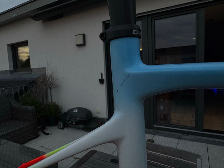 Gebrauchtes CUBE ATTAIN GTC SL 2020 Frameset 2020 Road & Gravel, Weiß — Bild 7 von 8