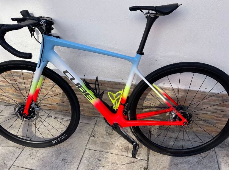 CUBE ATTAIN GTC SL 2020 Frameset 2020 Road & Gravel usato, Bianco — immagine 2 di 6