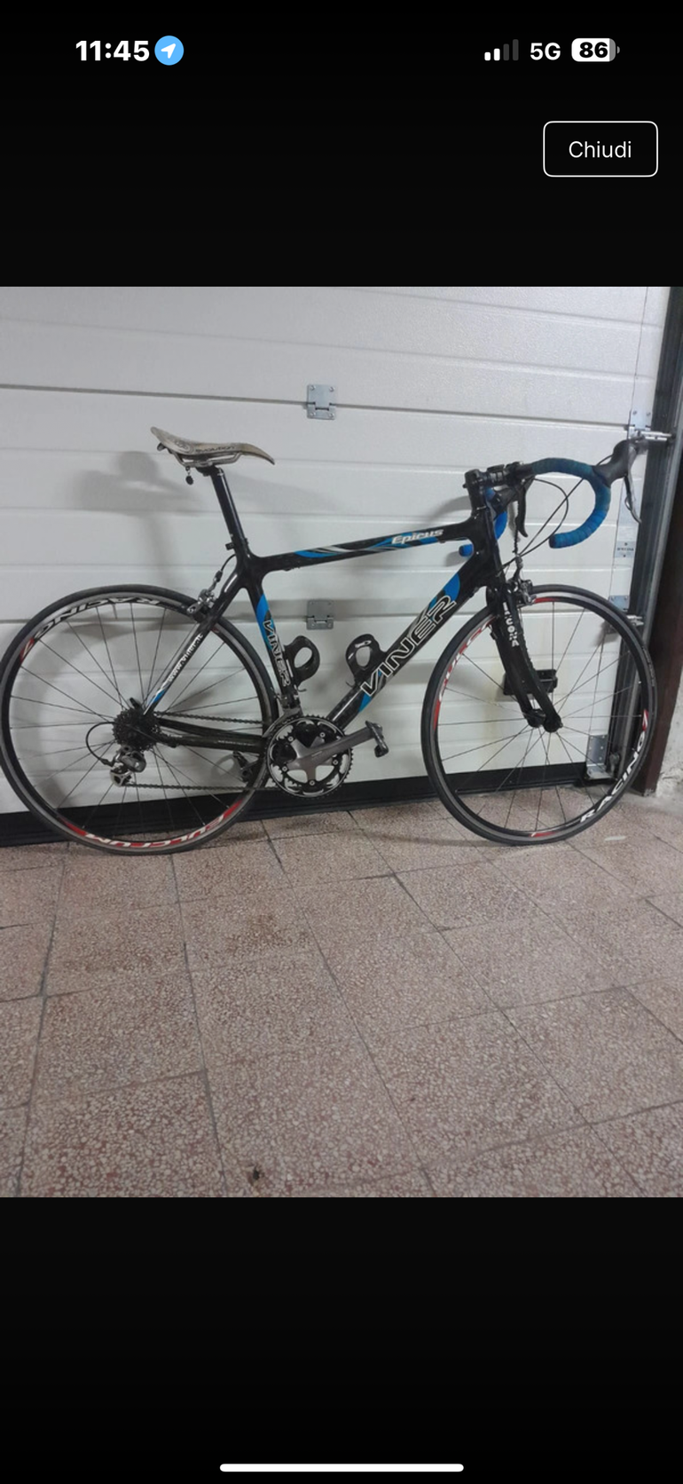 Viner Custom Shimano Ultegra 2010 Road & Gravel usato, Nero — immagine 2 di 3
