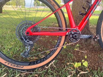 Gebrauchtes Trek Supercaliber SRAM XX1 2021 Mountainbike, Rot — Bild 3 von 8