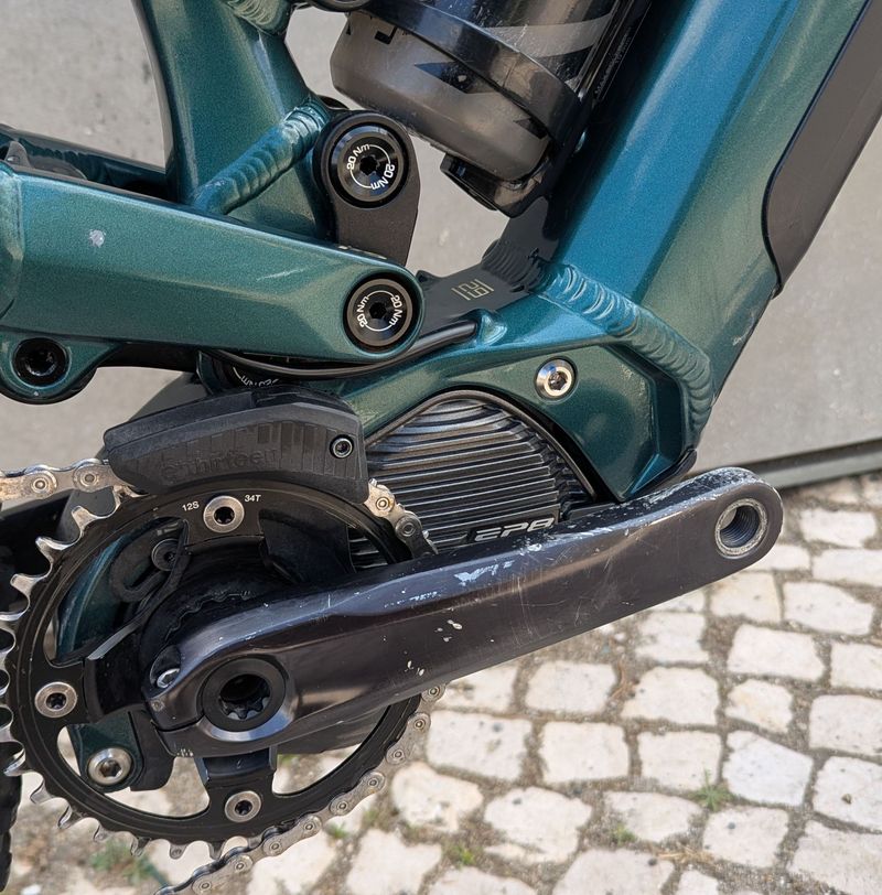 Polygon Collosus Shimano Deore XT Di2 2024 Mountainbike usato, Verde — immagine 10 di 31