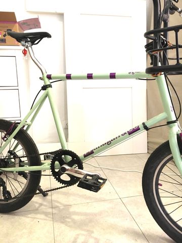 Used Mini velo Custom Shimano Tourney Urban, Green — image 5 of 8