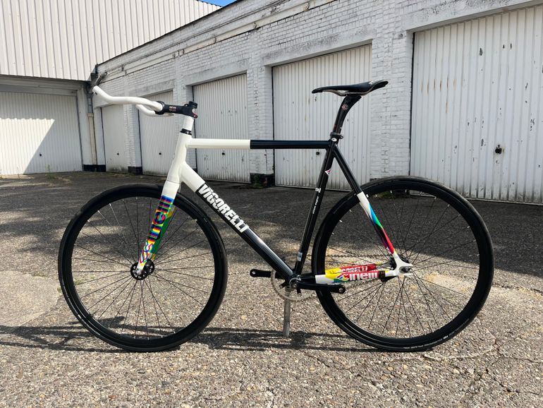 Cinelli Vigorelli Caleido 2015 Urban usato, Bianco — immagine 2 di 15