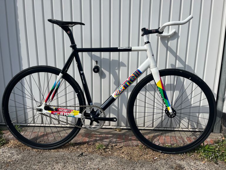 Cinelli Vigorelli Caleido 2015 Urban usato, Bianco — immagine 3 di 15