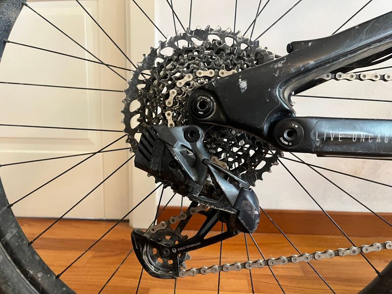 Gebrauchtes YT Custom SRAM GX Eagle AXS 2023 Mountainbike, Schwarz — Bild 6 von 14