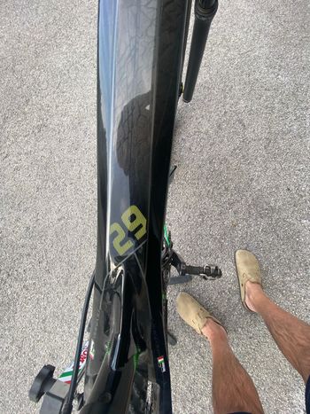 Olympia Custom Shimano Deore XT 2021 Mountainbike usato, Nero — immagine 7 di 8