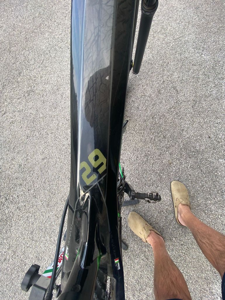 Olympia Custom Shimano Deore XT 2021 Mountainbike usato, Nero — immagine 7 di 8