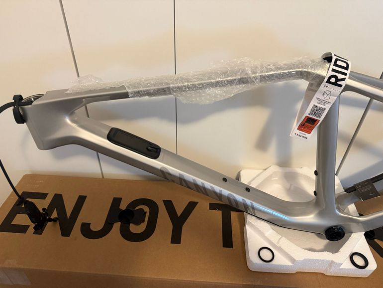 Used Canyon Exceed CF 9 AXS 2025 Frameset 2025 Mountainbike, Light Gray, 29 — image 18 of 46