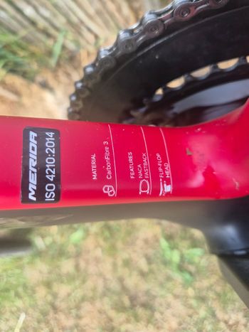 Used Merida REACTO 7000-E 2017 2017 Road & Gravel, Black — image 6 of 6
