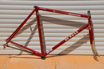 Käytetty De Rosa Cadre Et Fourche De Vélo De Route Vintage De Rosa Neo Primato En Tubes Columbus Genius. Frameset 1998 Road & Gravel