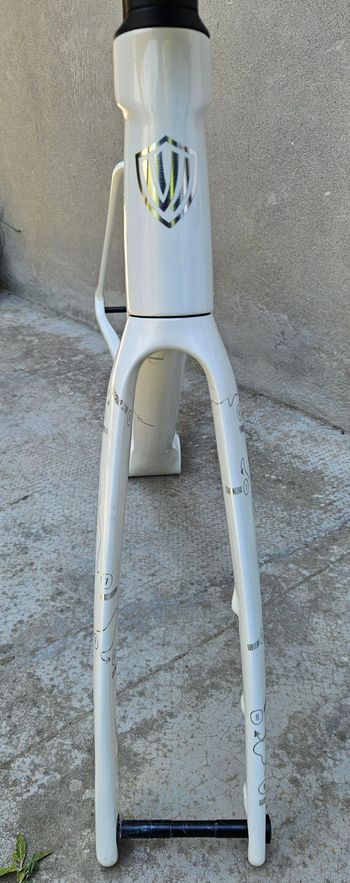 WINSPACE T1550 2 Gen Frameset 2025 Road & Gravel usato, Bianco — immagine 3 di 9