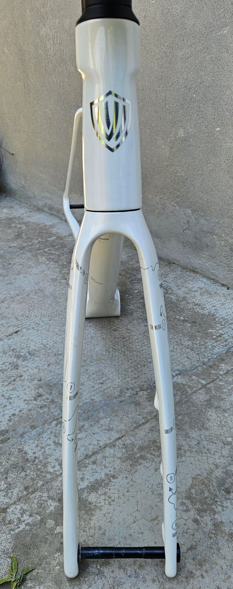 WINSPACE T1550 2 Gen Frameset 2025 Road & Gravel usato, Bianco — immagine 3 di 9
