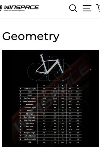 WINSPACE T1550 2 Gen Frameset 2025 Road & Gravel usato, Bianco — immagine 9 di 9