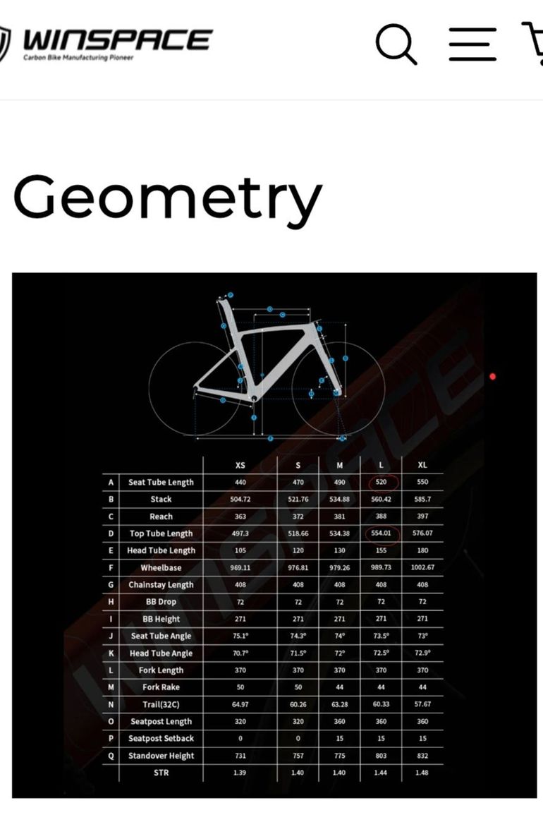 WINSPACE T1550 2 Gen Frameset 2025 Road & Gravel usato, Bianco — immagine 9 di 9
