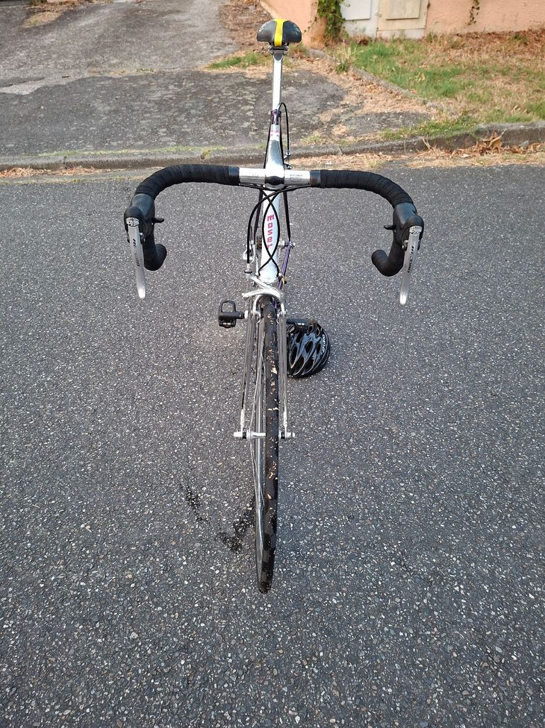 Francesco Moser Custom Campagnolo Record 1990 Road & Gravel usato, Bianco — immagine 10 di 19