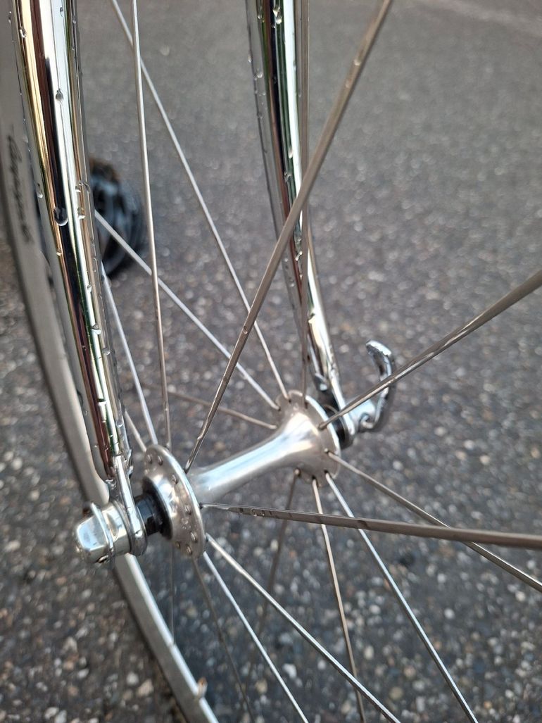Francesco Moser Custom Campagnolo Record 1990 Road & Gravel usato, Bianco — immagine 4 di 19