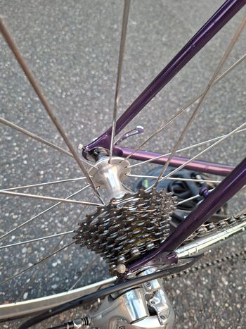 Francesco Moser Custom Campagnolo Record 1990 Road & Gravel usato, Bianco — immagine 14 di 19