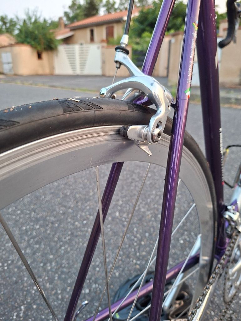 Francesco Moser Custom Campagnolo Record 1990 Road & Gravel usato, Bianco — immagine 13 di 19