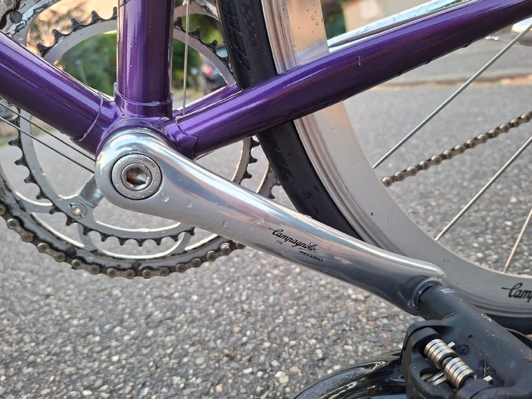 Francesco Moser Custom Campagnolo Record 1990 Road & Gravel usato, Bianco — immagine 15 di 19