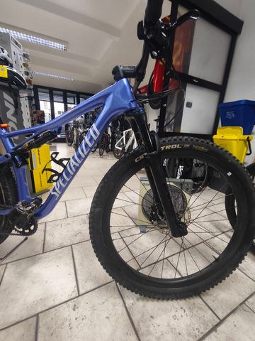 Used Specialized Stumpjumper EVO SRAM X0 2020 Mountainbike, Blue — image 2 of 11