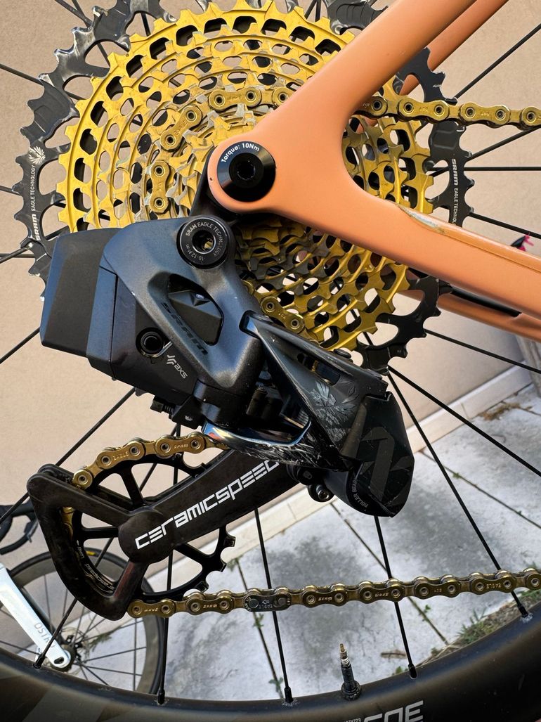 3T Exploro SRAM XX1 Eagle AXS 2022 Road & Gravel de segunda mano, Naranja — imagen 10 de 17
