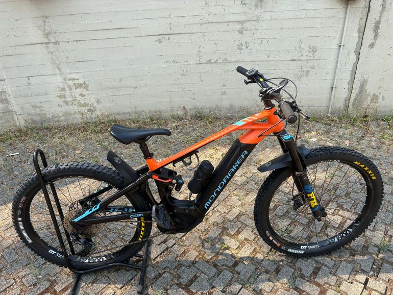 Used Mondraker E-crafty Shimano Deore XT 2020 Mountainbike, Orange — image 4 of 7