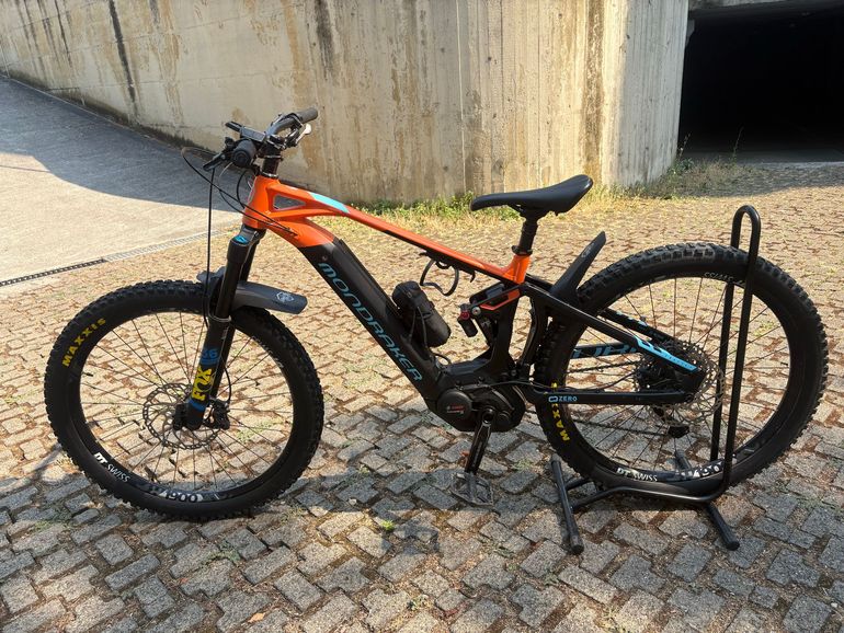 Used Mondraker E-crafty Shimano Deore XT 2020 Mountainbike, Orange — image 2 of 7