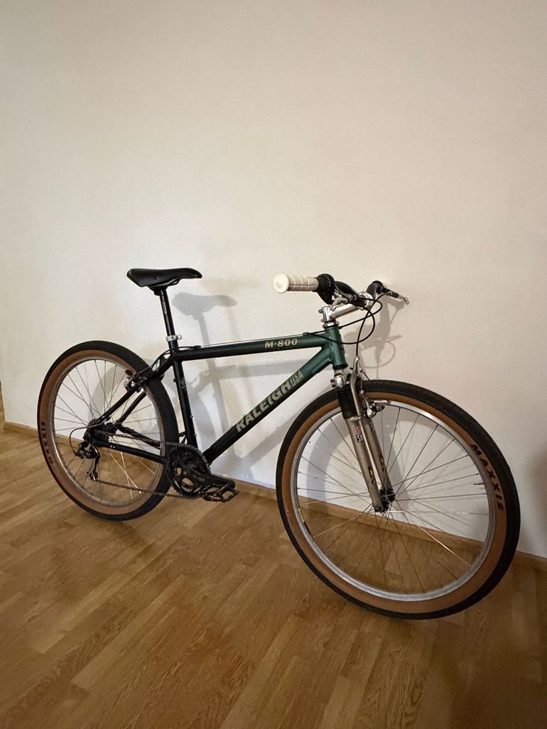 Used Raleigh Custom Shimano Deore LX 1998 Mountainbike, Green — image 8 of 8