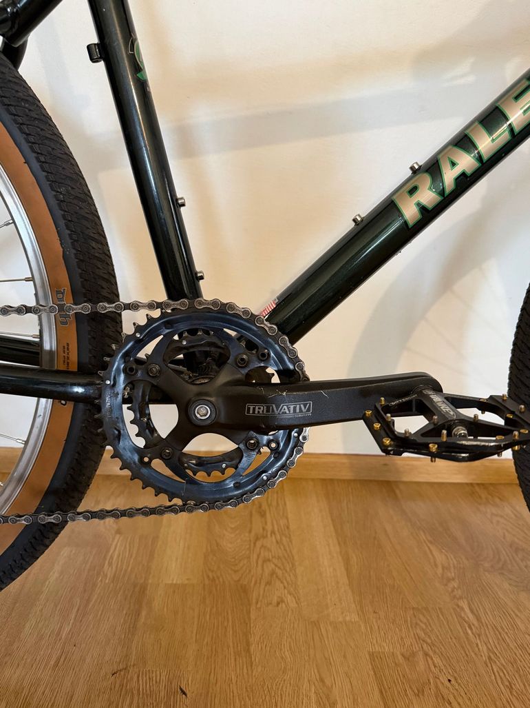 Used Raleigh Custom Shimano Deore LX 1998 Mountainbike, Green — image 3 of 8