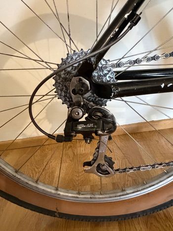 Used Raleigh Custom Shimano Deore LX 1998 Mountainbike, Green — image 2 of 8