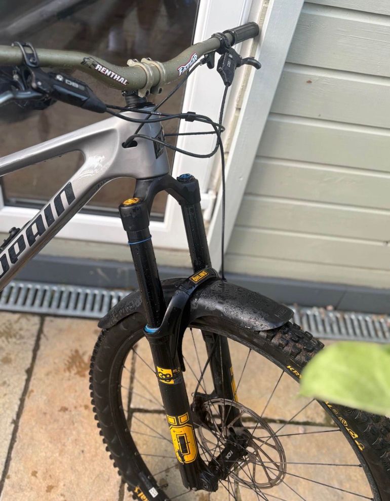 Gebrauchtes Propain SPINDRIFT 5 CF Base 2025 2025 Mountainbike, Hellgrau, 29 — Bild 3 von 4
