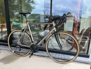 Gebrauchtes Gazelle titanium Custom Shimano 105 2014 Road & Gravel, Hellgrau — Bild 2 von 12