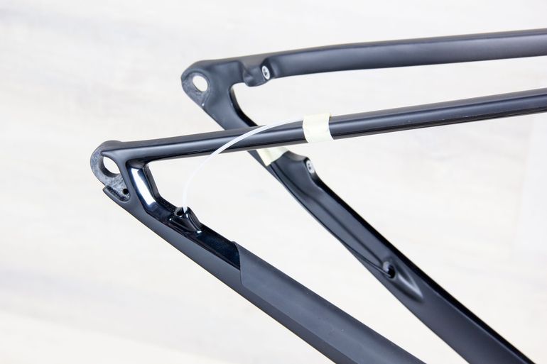 Used Canyon Exceed CF SL Frame Frameset 2021 Mountainbike, Light Gray — image 4 of 9