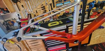 Used Lee Cougan Rampage Origin Team Eagle 2026 Frameset 2026 Mountainbike, Light Gray, 29 — image 3 of 5